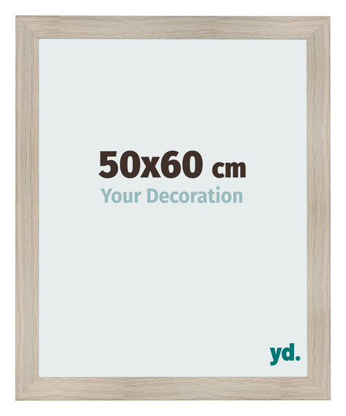 Fotolijst 50x60cm Eiken Licht MDF Pisa Voorzijde Maat | Yourdecoration.nl