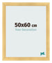 Fotolijst 50x60cm Goud Mat MDF Pisa Voorzijde Maat | Yourdecoration.nl