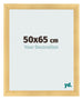 Fotolijst 50x65cm Goud Mat MDF Pisa Voorzijde Maat | Yourdecoration.nl