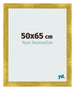 Fotolijst 50x65cm Goud Vintage MDF Pisa Voorzijde Maat | Yourdecoration.nl