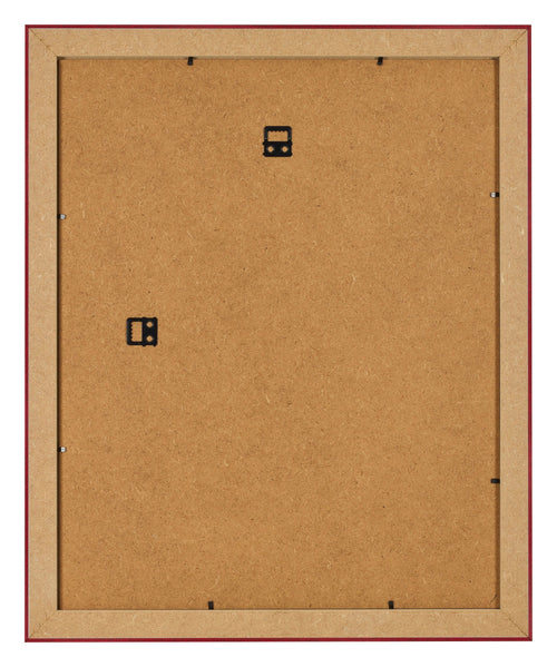Fotolijst 50x65cm Wijnrood Geveegd MDF Pisa Achterzijde | Yourdecoration.nl
