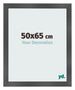 Fotolijst 50x65cm Zwart Mat MDF Pisa Voorzijde Maat | Yourdecoration.nl