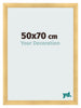 Fotolijst 50x70cm Goud Mat MDF Pisa Voorzijde Maat | Yourdecoration.nl