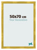 Fotolijst 50x70cm Goud Vintage MDF Pisa Voorzijde Maat | Yourdecoration.nl