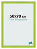 Fotolijst 50x70cm Groen MDF Pisa Voorzijde Maat | Yourdecoration.nl