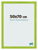 Fotolijst 50x70cm Groen MDF Pisa Voorzijde Maat | Yourdecoration.nl