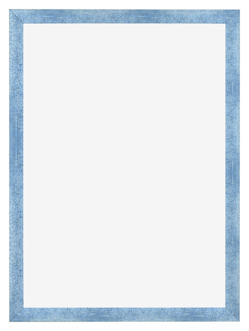 Fotolijst 50x70cm Helder Blauw Geveegd MDF Pisa Voorzijde | Yourdecoration.nl