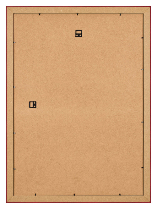 Fotolijst 50x70cm Wijnrood Geveegd MDF Pisa Achterzijde | Yourdecoration.nl