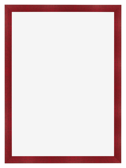 Fotolijst 50x70cm Wijnrood Geveegd MDF Pisa Voorzijde | Yourdecoration.nl