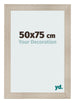 Fotolijst 50x75cm Eiken Licht MDF Pisa Voorzijde Maat | Yourdecoration.nl