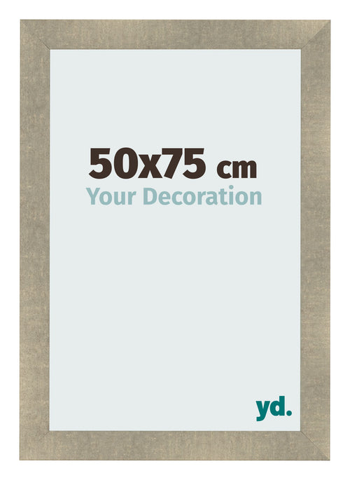 Fotolijst 50x75cm Goud Antiek MDF Pisa Voorzijde Maat | Yourdecoration.nl