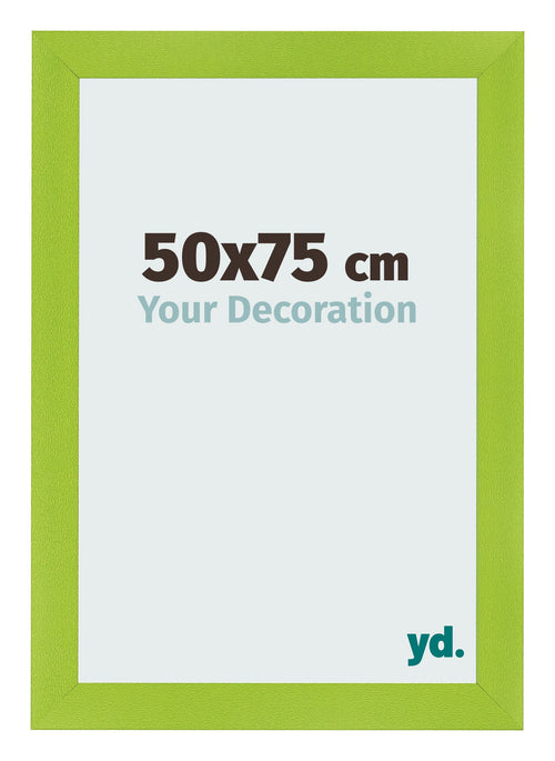 Fotolijst 50x75cm Groen MDF Pisa Voorzijde Maat | Yourdecoration.nl