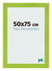 Fotolijst 50x75cm Groen MDF Pisa Voorzijde Maat | Yourdecoration.nl