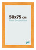 Fotolijst 50x75cm Oranje MDF Pisa Voorzijde Maat | Yourdecoration.nl