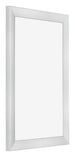 Fotolijst 50x75cm Zilver Mat MDF Pisa Voorzijde Schuin | Yourdecoration.nl