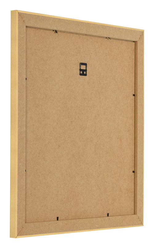 Fotolijst 55x55cm Goud Mat MDF Pisa Achterzijde Schuin | Yourdecoration.nl