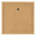 Fotolijst 55x55cm Goud Mat MDF Pisa Achterzijde | Yourdecoration.nl