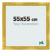 Fotolijst 55x55cm Goud Vintage MDF Pisa Voorzijde Maat | Yourdecoration.nl