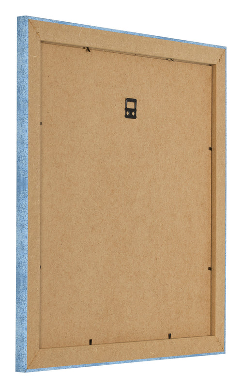 Fotolijst 55x55cm Helder Blauw Geveegd MDF Pisa Achterzijde Schuin | Yourdecoration.nl