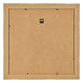 Fotolijst 55x55cm Metaal Vintage MDF Pisa Achterzijde | Yourdecoration.nl