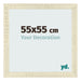 Fotolijst 55x55cm Sonoma Eiken MDF Pisa Voorzijde Maat | Yourdecoration.nl