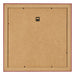Fotolijst 55x55cm Wijnrood Geveegd MDF Pisa Achterzijde | Yourdecoration.nl