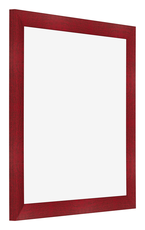 Fotolijst 55x55cm Wijnrood Geveegd MDF Pisa Voorzijde Schuin | Yourdecoration.nl