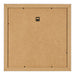 Fotolijst 55x55cm Wit Hoogglans MDF Pisa Achterzijde | Yourdecoration.nl