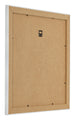 Fotolijst 55x55cm Zilver Mat MDF Pisa Achterzijde Schuin | Yourdecoration.nl