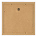 Fotolijst 55x55cm Zilver Mat MDF Pisa Achterzijde | Yourdecoration.nl