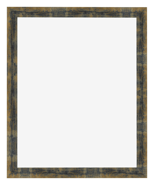 Fotolijst 55x65cm Blauw Goud Gemeleerd MDF Pisa Voorzijde | Yourdecoration.nl