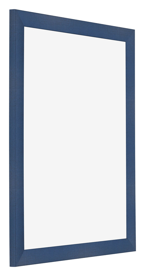 Fotolijst 55x65cm Donkerblauw Geveegd MDF Pisa Voorzijde Schuin | Yourdecoration.nl