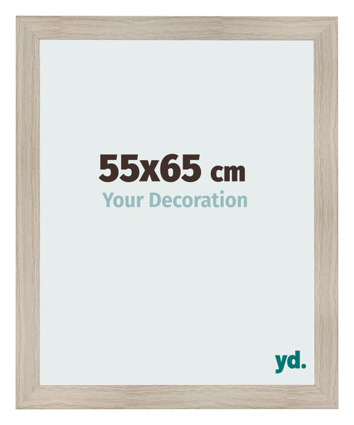 Fotolijst 55x65cm Eiken Licht MDF Pisa Voorzijde Maat | Yourdecoration.nl
