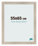 Fotolijst 55x65cm Eiken Licht MDF Pisa Voorzijde Maat | Yourdecoration.nl