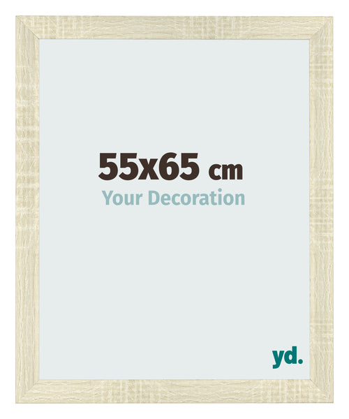 Fotolijst 55x65cm Sonoma Eiken MDF Pisa Voorzijde Maat | Yourdecoration.nl
