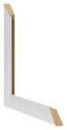 Fotolijst 55x65cm Zilver Mat MDF Pisa Detail Doorsnede | Yourdecoration.nl