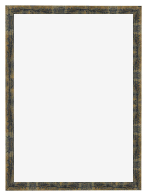 Fotolijst 59 4x84cm A1 Blauw Goud Gemeleerd MDF Pisa Voorzijde | Yourdecoration.nl