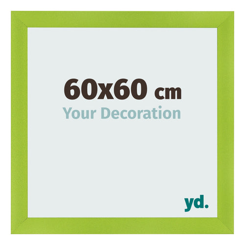 Fotolijst 60x60cm Groen MDF Pisa Voorzijde Maat | Yourdecoration.nl