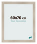 Fotolijst 60x70cm Eiken Licht MDF Pisa Voorzijde Maat | Yourdecoration.nl