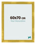 Fotolijst 60x70cm Goud Vintage MDF Pisa Voorzijde Maat | Yourdecoration.nl