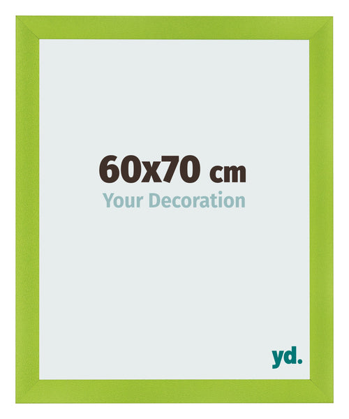 Fotolijst 60x70cm Groen MDF Pisa Voorzijde Maat | Yourdecoration.nl