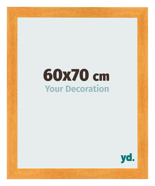 Fotolijst 60x70cm Oranje MDF Pisa Voorzijde Maat | Yourdecoration.nl
