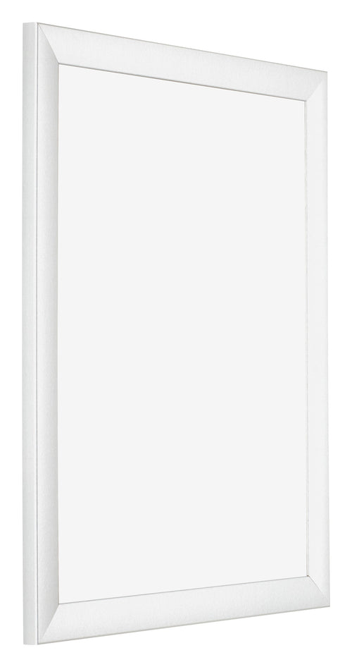 Fotolijst 60x70cm Wit Hoogglans MDF Pisa Voorzijde Schuin | Yourdecoration.nl