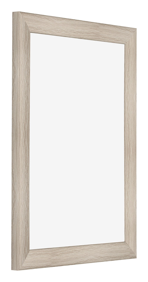 Fotolijst 60x80cm Eiken Licht MDF Pisa Voorzijde Schuin | Yourdecoration.nl