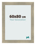 Fotolijst 60x80cm Goud Antiek MDF Pisa Voorzijde Maat | Yourdecoration.nl