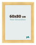Fotolijst 60x80cm Goud Mat MDF Pisa Voorzijde Maat | Yourdecoration.nl