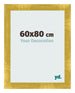 Fotolijst 60x80cm Goud Vintage MDF Pisa Voorzijde Maat | Yourdecoration.nl