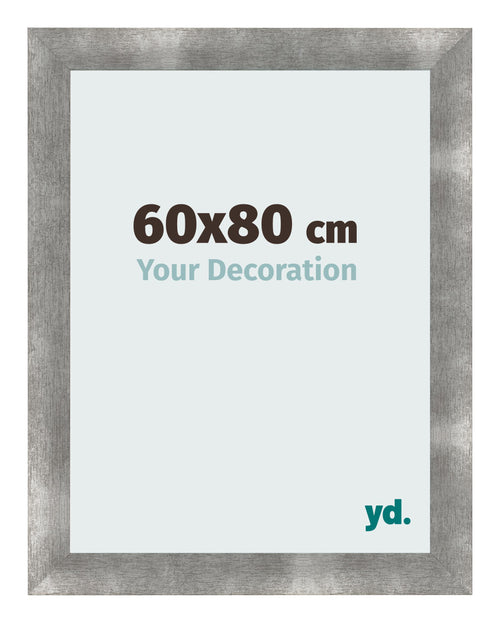 Fotolijst 60x80cm Metaal Vintage MDF Pisa Voorzijde Maat | Yourdecoration.nl