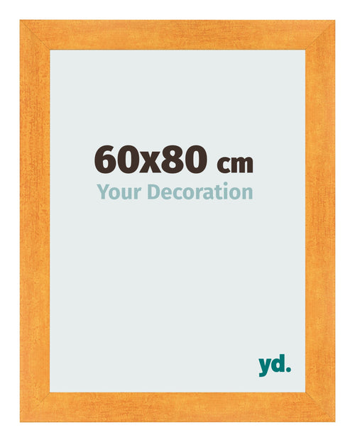Fotolijst 60x80cm Oranje MDF Pisa Voorzijde Maat | Yourdecoration.nl