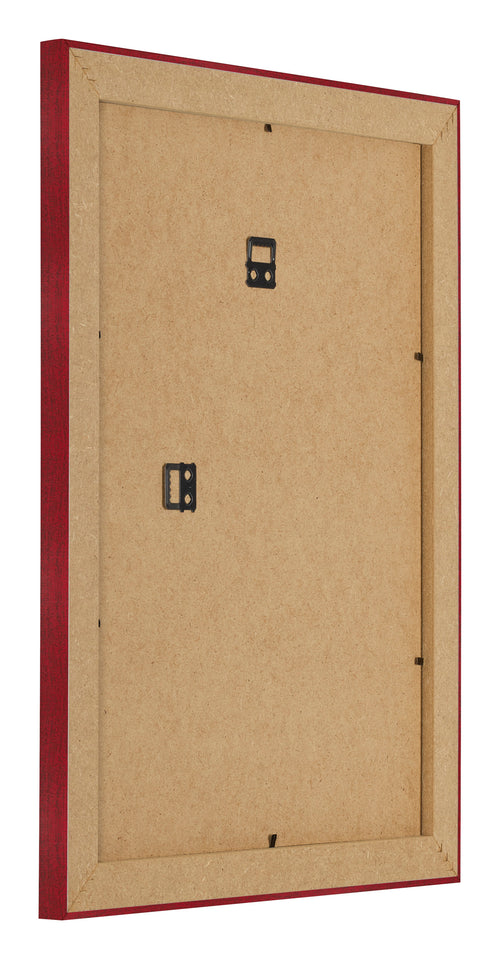 Fotolijst 60x80cm Wijnrood Geveegd MDF Pisa Achterzijde Schuin | Yourdecoration.nl